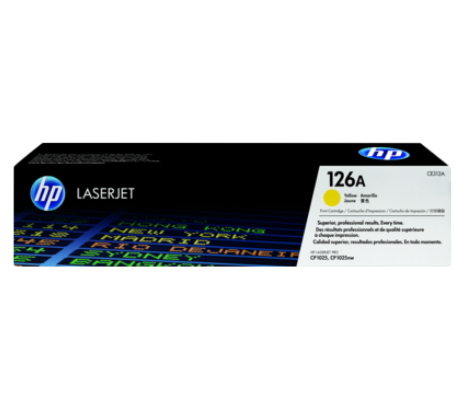 Toner original HP CE312A (126A) - Amarillo 1.000cps