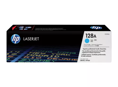 Toner original HP CE321A (128A) - Cyan 1.300cps