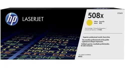 Toner original HP CF362X (508X) - AMARILLO 9.500cps