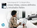 Cartucho original HP 3ED71A (712) - Negro alta capacidad 80ML