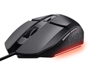 TRUST MOUSE GAMING GXT109 FELOX BLACK CON LED