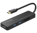 PROMATE LINKHUB-C HUB USB-C/HDMI/2 USB 3.0/MICRODSD/SD