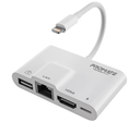 PROMATE MEDIASYNC-LT HUB ADAPT LIGHTN A USB/HDMI/LAN/LIGHT(O