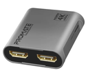 PROMATE MEDIASPLIT-C2 ADAPTADOR HDMI A DUAL HDMI 4K BLACK