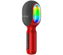 PROMATE VOCALMIC.RED MICROFONO 5 EN 1 CON LUCES RGB INAL+BT (O)