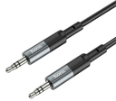 HOCO UPA23 CABLE AUX DE AUDIO 3.5MM A 3.5MM METAL GREY 1M