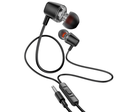 HOCO M107 EARPHONES DISCOVERER C/MIC 3.5MM BLACK