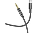 HOCO UPA19 CABLE USB-C A JACK 3.5MM 1M BLACK