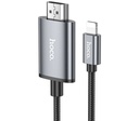 HOCO UA27 ADAPTADOR LIGHTNING A HDMI 2M METAL GREY