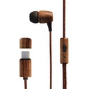 EARPHONES ENERGY SISTEM ECO WALNUT WOOD C/MIC USB-C