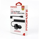 Cargador auto Promate voltrip-c 3.4a con cable usb	