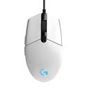 LOGITECH MOUSE G203 GAMING BLANCO LIGHTSYNC USB