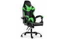 Silla gamer Lumax ROM negro/verde