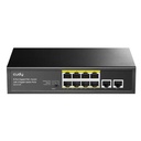 Switch 8p POE Cudy Gigabit + 2 puertos Uplink