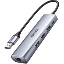 Ugreen Hub Usb A Ethernet+ 3 Usb Gray