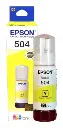 Botella de tinta original Epson T504420 - Amarillo 6.000cps