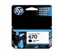 Cartucho original HP CZ113AL (670) - Negro 250cps